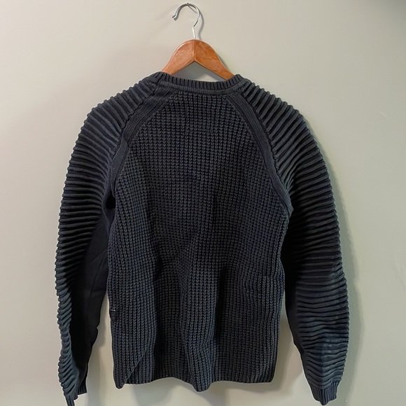 G-Star Raw Crew Neck Sweater in Navy Blue - Picture 4 of 11